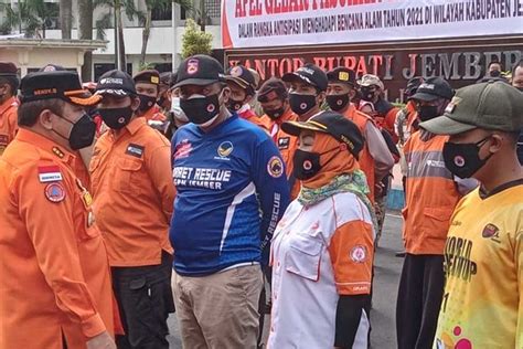 Pemkab Jember Gelar Apel Pasukan Dan Peralatan Kesiapsiagaan Bencana