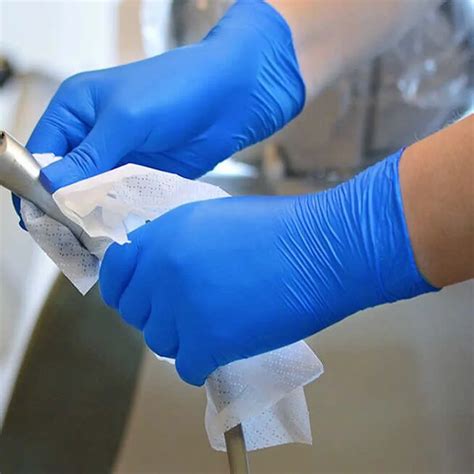 Rubber Comfortable Disposable Mechanic Nitrile Gloves Medical Exam Gloves-in Household Gloves ...