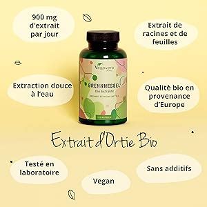 Ortie BIO Vegavero Extraction en FRANCE 1800 mg par Gélule