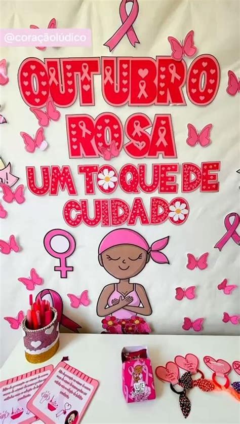 Outubro Rosa [vídeo] Outubro Rosa Atividades Escolares Atividades