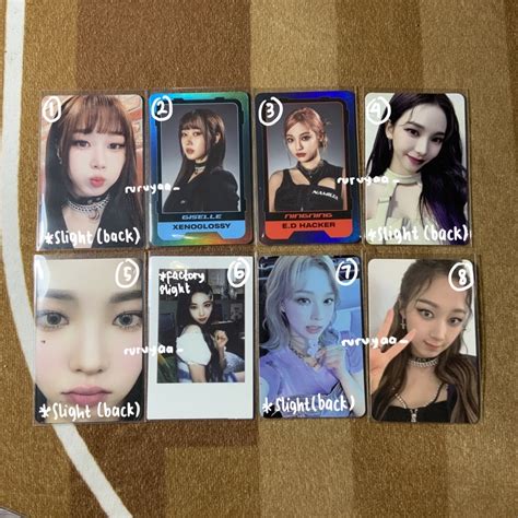 Photocard Aespa Album Kwangya Real World Ver Selca Selfie Character