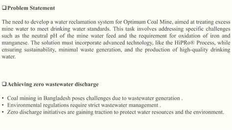 Achieving Zero Wastewater Discharge In Coal Mining 17pptx