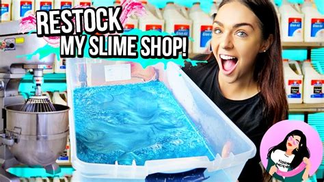 Restock My Slime Shop With Me Giant Nichole Jacklyne Restock 1500