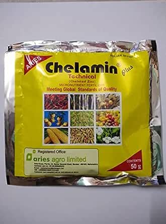 Aries Chelamin Plus Chelated Zinc Zn EDTA 12 Micronutrient