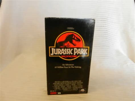 Jurassic Park Vhs Tape Sam Neill Jeff Goldblum Laura Dern Richard