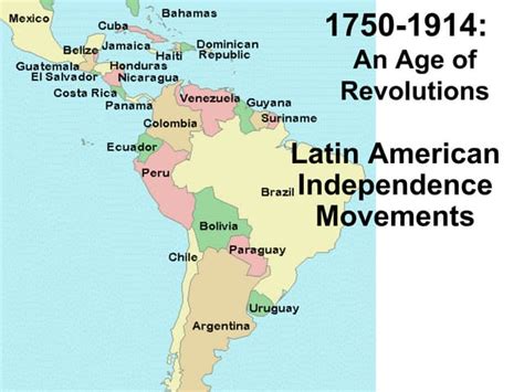 Latin American Independence Movements Ppt