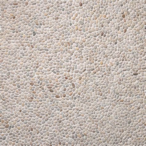 Sand Harbour Beige Micro Pebble Mosaic Floor And Decor