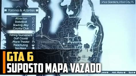 O MAPA do GTA 6 supostamente vazado o que você acha