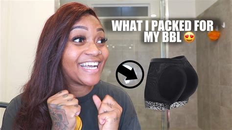 What I Packed For My Bbl Surgery A Must Watch Youtube