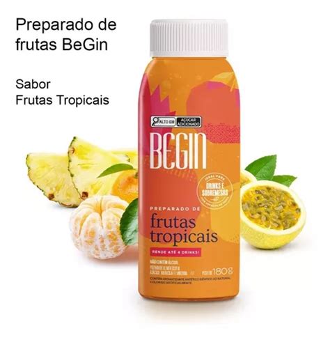 Preparado Para Drink Sabor Frutas Tropicais Begin 180g MercadoLivre