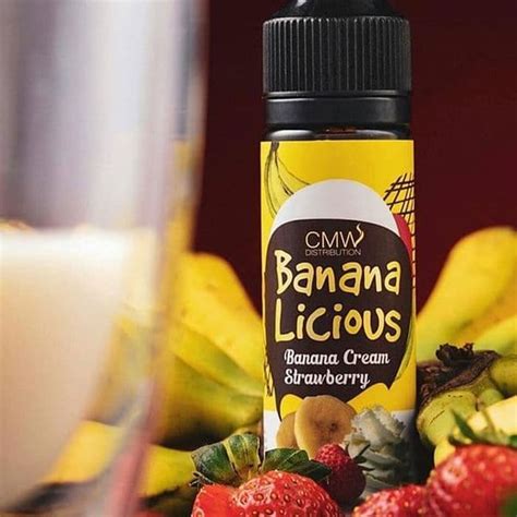 Jual Liquid Vape Freebase Emkay Bananalicious Strawberry Banana