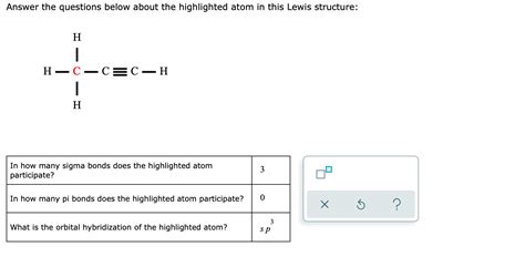 Solved Answer The Questions Below About The Highlighted Atom Chegg