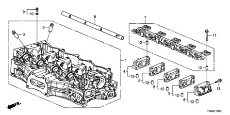 Cylinder Head 1 8L 2013 Honda Civic 4 Door EX L KL 5AT