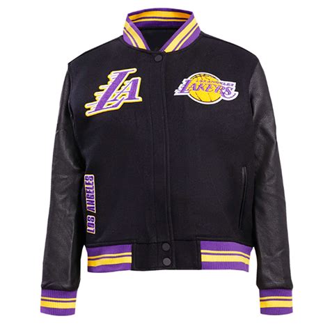 Wool Leather Los Angeles Lakers Varsity Jacket Jackets Masters