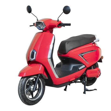 Km H Max Speed Red City Scooter Commuting Scooter W Electric