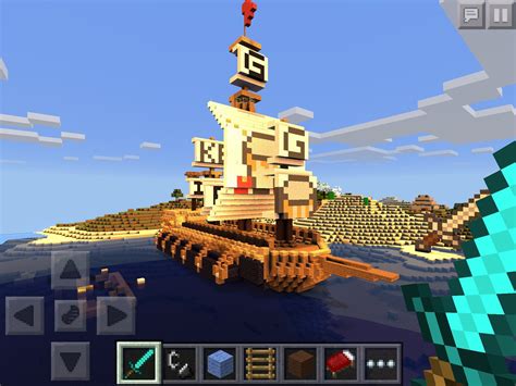 Mcpe Big Pirate Ship The Krusty Bucket Mcpe Maps Minecraft