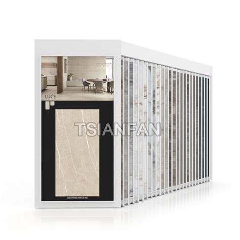 Sliding Display Rack For Large Slab Tile Wall Tile And Floor Tile