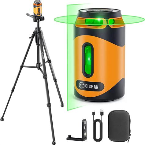 CIGMAN CM 505 Laser Level 360 Green Self Leveling Cross Line 100Ft