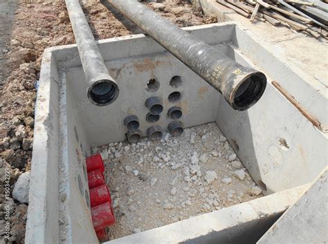 Precast Concrete Manhole For Underground Utility Services Under