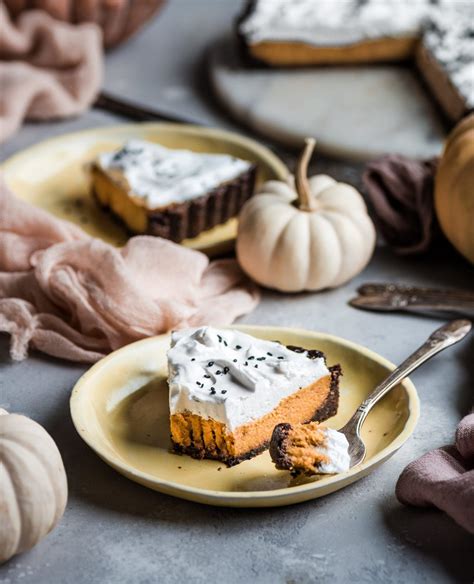 Vegan Pumpkin Miso Tart Rainbow Plant Life