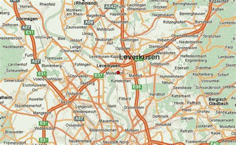 Leverkusen Map and Leverkusen Satellite Image