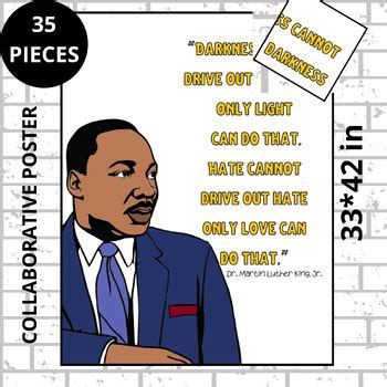 Martin Luther King, Jr Quotes Collaborative Art Poster Project, MLK Day ...