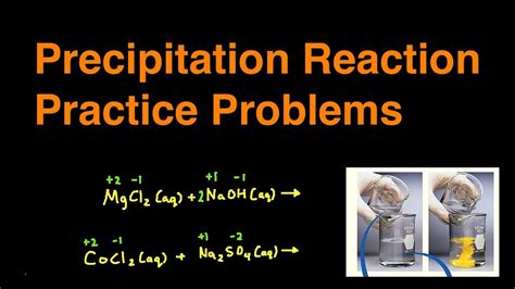 Precipitation Reaction Examples Chemistry