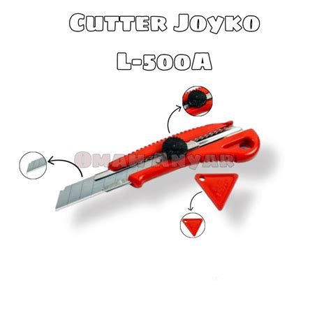 Jual Cutter Besar Joyko L Silet Refill Isi Blade L Pemotong Hpl