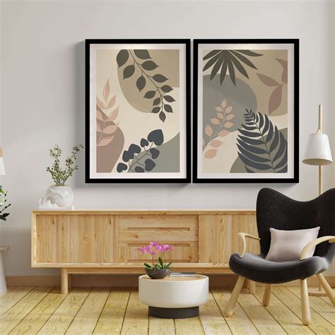 Kit Quadros Decorativos Botanic Nude Wallze
