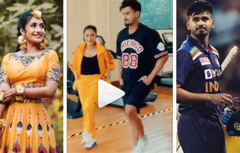 Shreyas Iyer Dances With Yuzvendra Chahal S Wife Dhanashree Verma