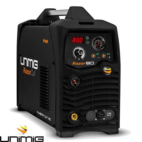 UNIMIG RAZORCUT 80 PLASMA INVERTER PLASMA CUTTER 45AMP 415 VOLT