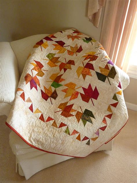 Free Printable Maple Leaf Quilt Pattern