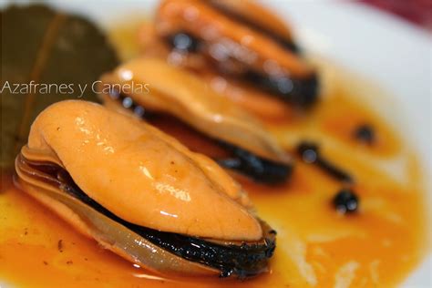 Mejillones En Escabeche Azafranes Y Canelas