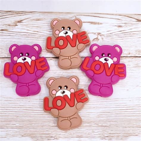 Teddy Bear Keychain Etsy