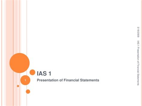 Ias 1 Presentation Of Financial Statements