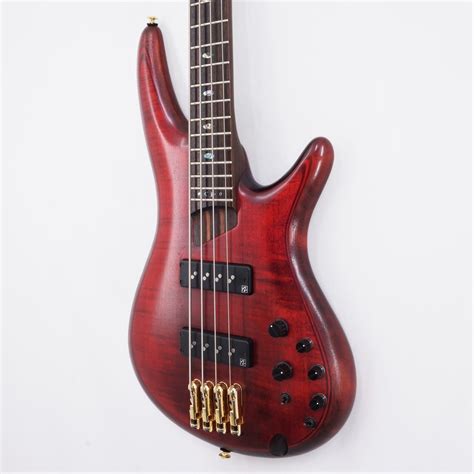 Ibanez Premium Sr1400 Drf Dark Rose Flat Ibanez Bass Guitars