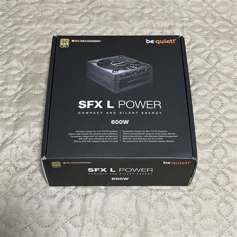 Be Quiet Sfx L Power W Psu Silent Compact Gold Power Supply Ebay