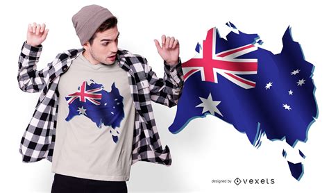 Australia Flag T Shirt Design Vector Download