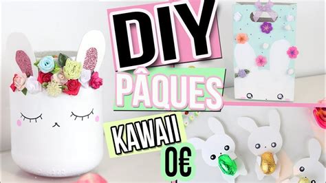 Diy 0€┋ Deco Paques Kawaii Recyclage Easter Room Decor Francais Youtube