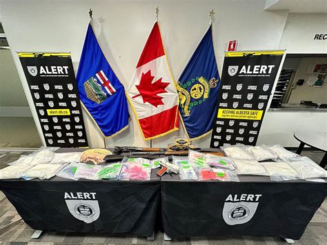 Drugs Worth 1 Million Along With Guns Seized In Lethbridge Calgary