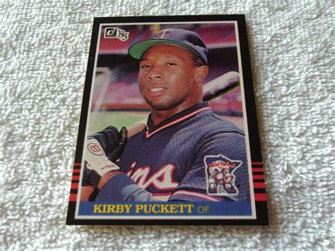 Kirby Puckett Rookie Donruss Nr Mt Mint Or Better Ebay