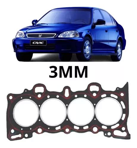 Junta Cabeçote Honda Civic Crx D16y 1 6 16v Sob Medida 3mm