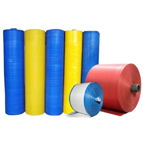 Color Pp Hdpe Woven Sacks Fabrics And Rolls Supreme Polyfab