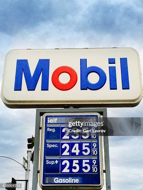 Mobil Gas Station Logo Photos and Premium High Res Pictures - Getty Images