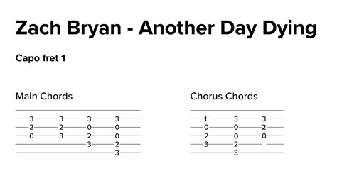 Snow Zach Bryan Chords Snow