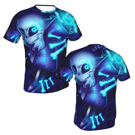 Unisex Undertale Sans T Shirts 3d Printed Short Sleeve Shirts Casual