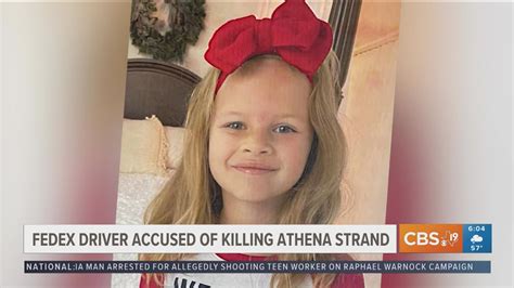 Officials Fedex Driver Admits To Abducting Killing 7 Year Old Athena Strand In Texas Cbs19 Tv