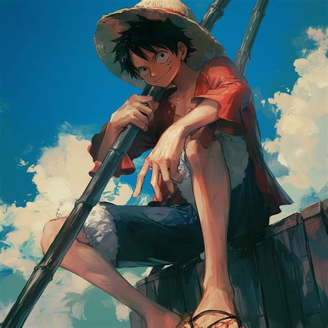 Anime One Piece Luffy Avatar By Patrika