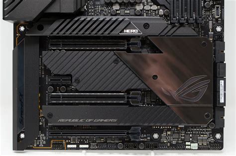 ASUS ROG Maximus XIII Hero Review Board Layout TechPowerUp