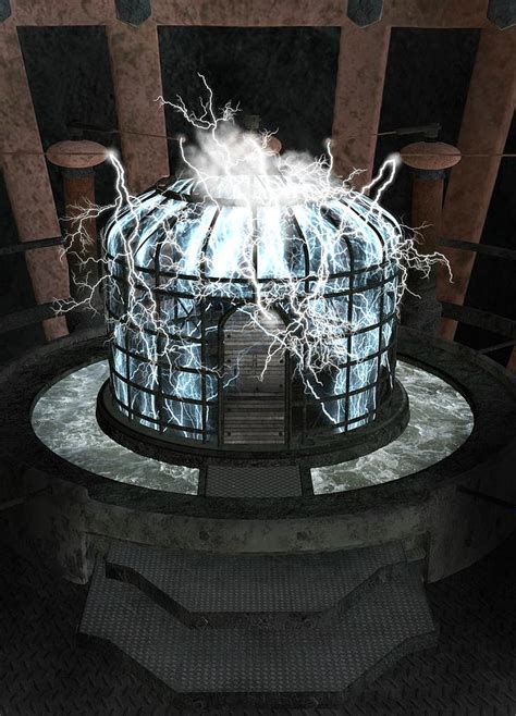 faraday cage photograph  victor habbick visionsscience photo library